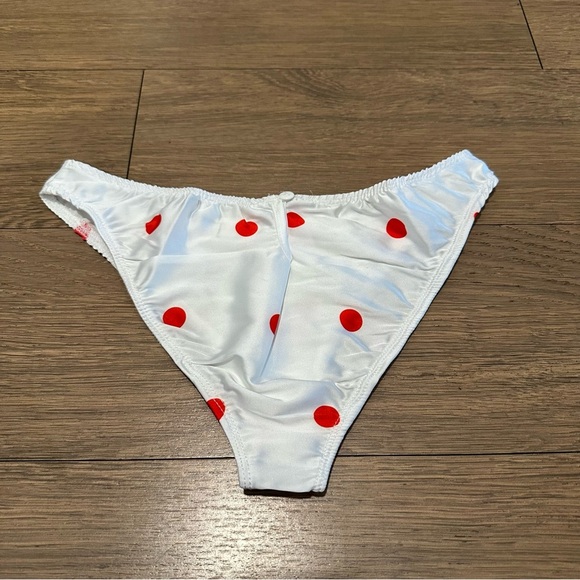 NWT For Love & Lemons Giada Sheer Polka Dot Maxi Dress - Matching Panty Size XXS - Picture 11 of 12